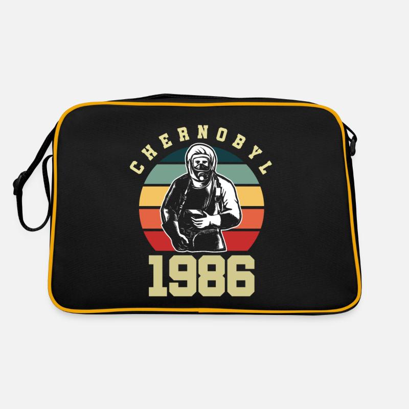 Tschernobyl Atomkraftwerk Umweltschutz Katastrophe Retro Tasche