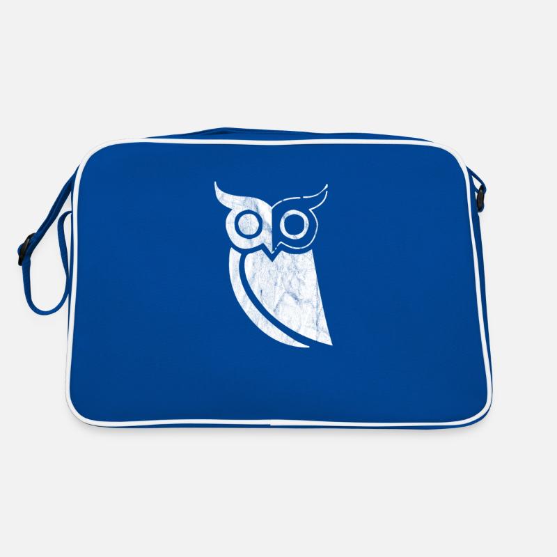 Eule Uhu Retro Tasche