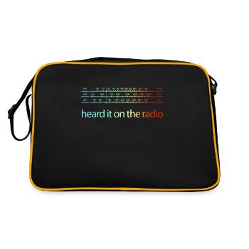 Radio Hi-Fi Vintage Stereo Audio Retro HiFi - Retro Bag - black/gold - Back