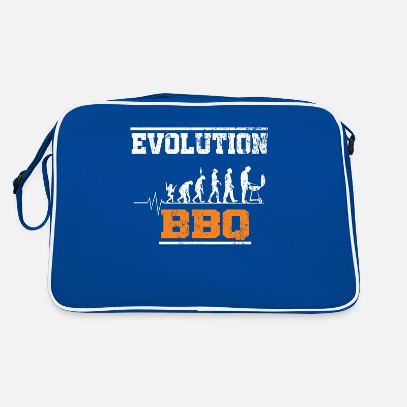 Evolution Grillen Herzschlag Retro Tasche