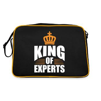 Roi des experts cadeau maître génie professionnel - Sac Retro - noir/or - Dos