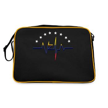 Coup de coeur Venezuela - Sac Retro - noir/or - Dos