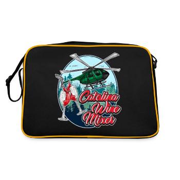 Catalina MIxer wine gift - Retro Bag - black/gold - Back