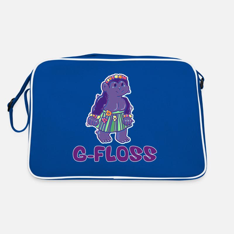 Gorilla Mädchen Floss Dance Dschungel Geschenk Retro Tasche