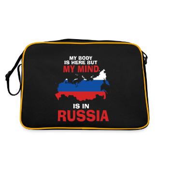 Russie Eurasie - Sac Retro - noir/or - Dos