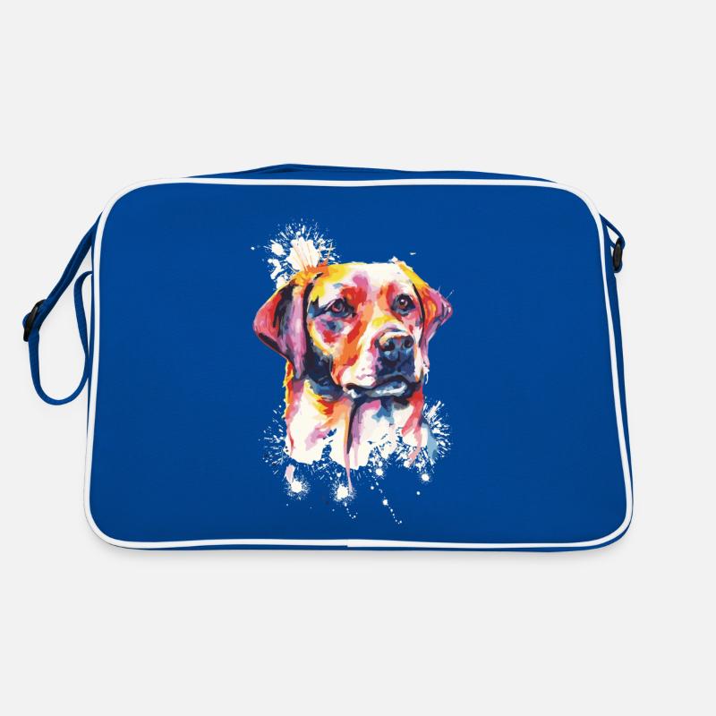 Labrador Hunderasse Retro Tasche