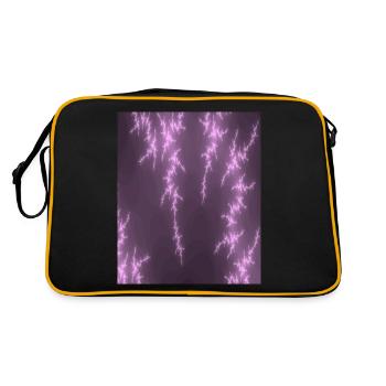 Flash fractal - Sac Retro - noir/or - Dos