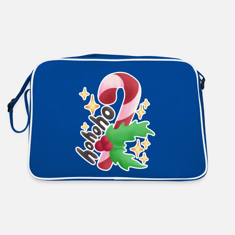 Christmas candy cane Cute kids gift Retro Bag