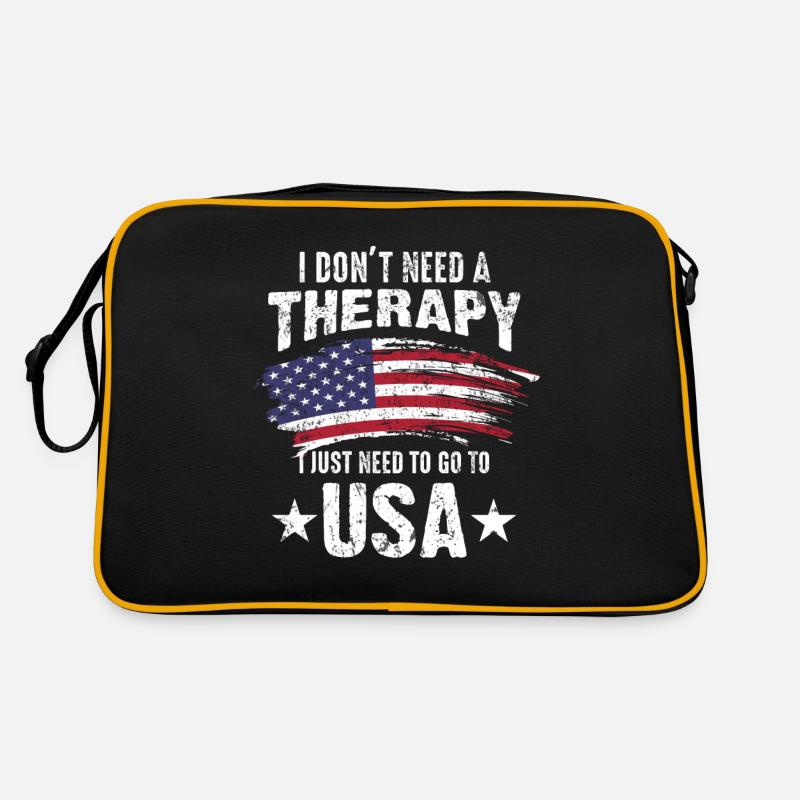 Cadeau drapeau de la nation USA Sac Retro