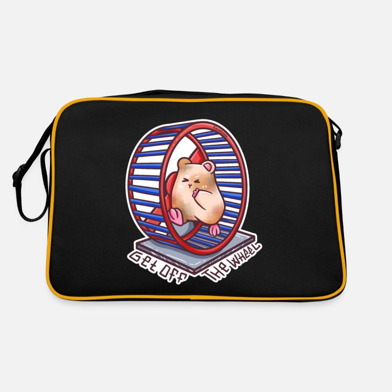 Métaphore de roue de hamster roue courante Sac Retro