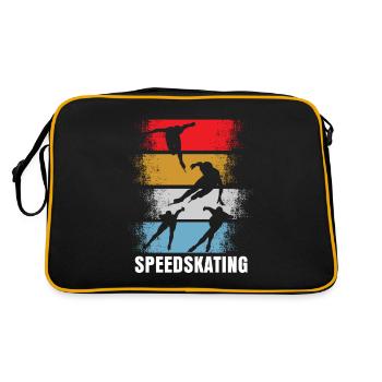 Speed Skating Retro - Retro Bag - black/gold - Back