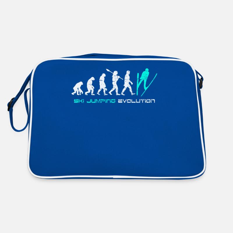 Ski Jumping Evolution Gift Retro Bag