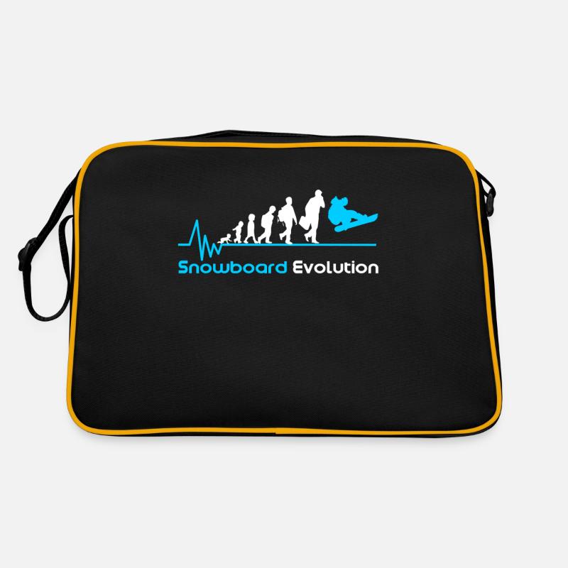 Snowboard Evolution Geburt Retro Tasche