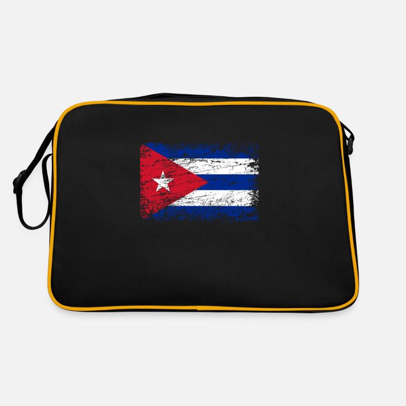Bannière drapeau Cuba rhum cubain de La Havane Sac Retro
