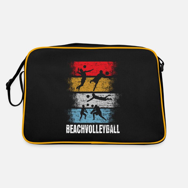 Beachvolleyball Retro Sport Geschenk Retro Tasche