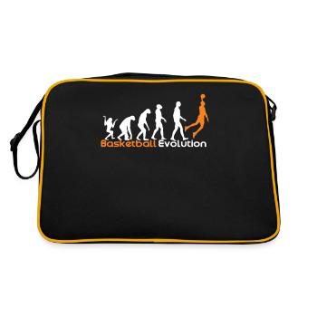 Basketball Evolution - Retro Bag - black/gold - Back