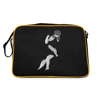 femme nue coverlet funny cover up fun - Sac Retro - noir/or - Dos