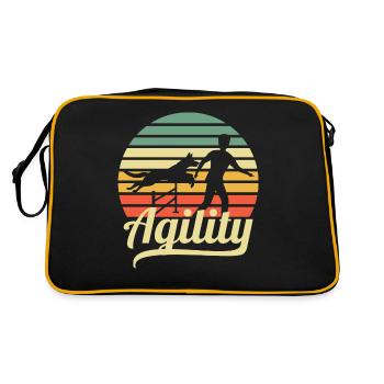 Agility - Retro Bag - black/gold - Back