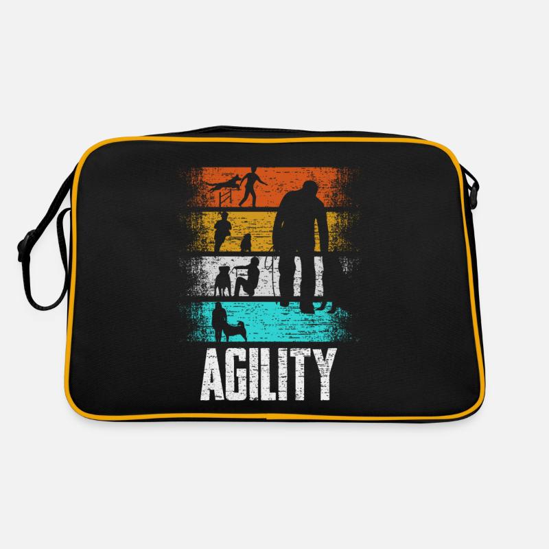 Agility retro dog tournament gift Retro Bag