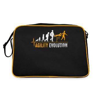 Agility dog sport birth - Retro Bag - black/gold - Back