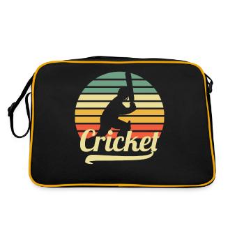 Cricket - Retro Tasche - Schwarz/Gold - Hinten