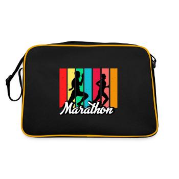 marathon - Sac Retro - noir/or - Dos