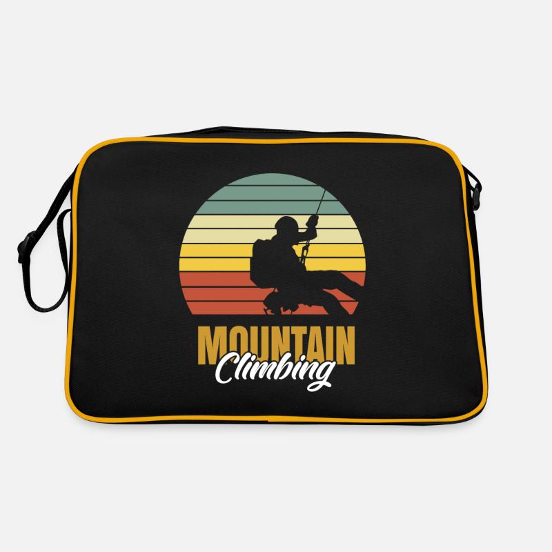 Berg Klettern Retro Tasche