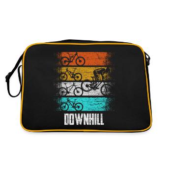 Downhill Cyclisme Retro - Sac Retro - noir/or - Dos