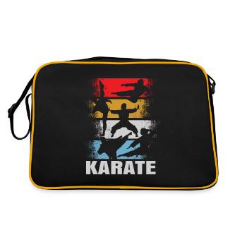 Karaté rétro - Sac Retro - noir/or - Dos