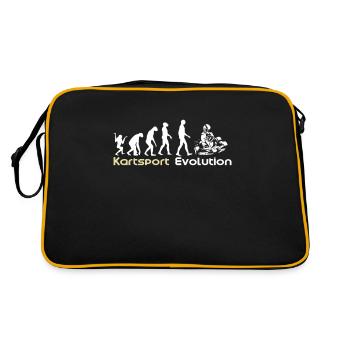 Go-Kart Evolution - Sac Retro - noir/or - Dos