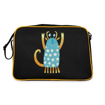 Monstres mignons - Sac Retro - noir/or - Dos