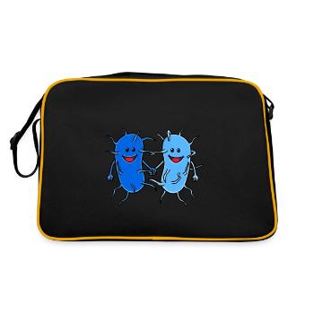 Bacteria Cleaning Cleaning Cleaning Cleaning Lady Household - Retro Bag - black/gold - Back