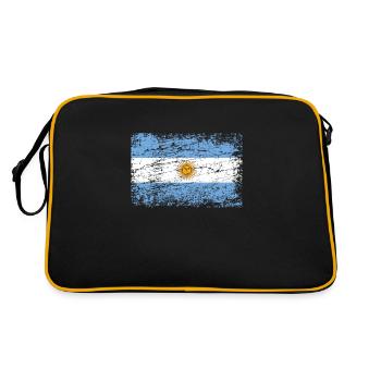 Argentine drapeau drapeau argentin Tango - Sac Retro - noir/or - Dos