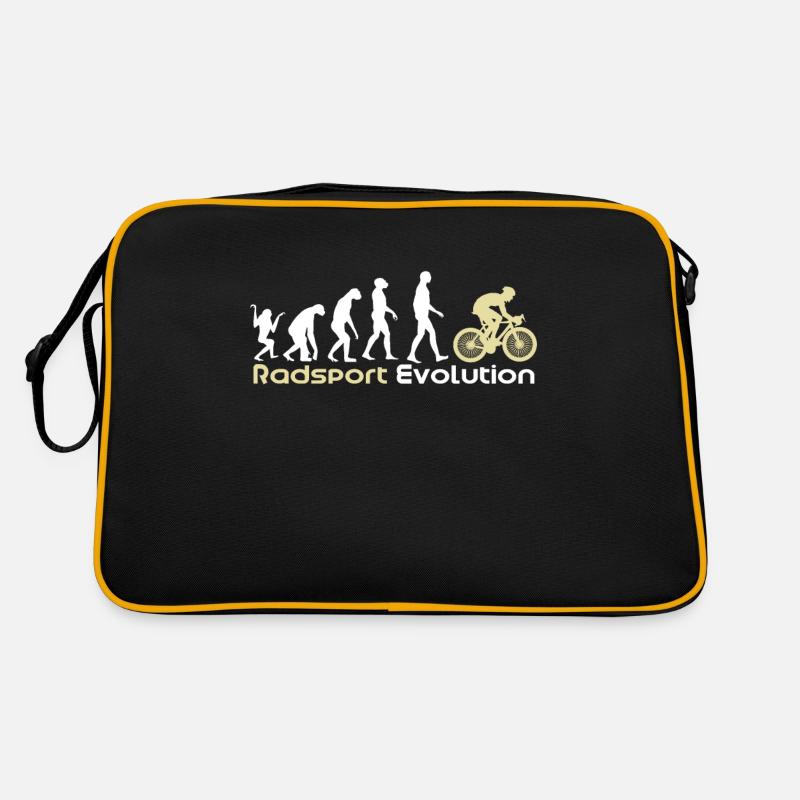 Cycling Evolution - Retro Bag - black/gold