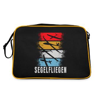 Gliding retro - Retro Bag - black/gold - Back