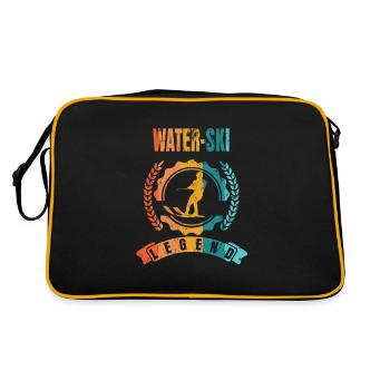 Water ski legend - Retro Bag - black/gold - Back