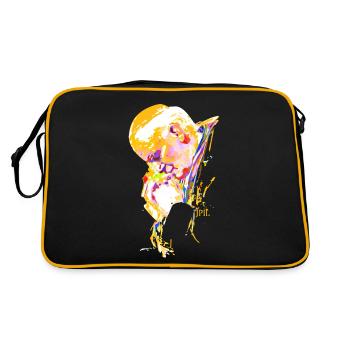 Saint-Pape Jean-Paul 2. karol wojtyła - Sac Retro - noir/or - Dos