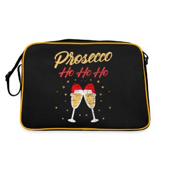 Christmas Prosecco Ugly Christmas - Retro Bag - black/gold - Back