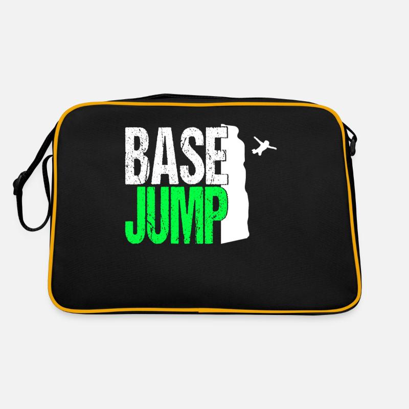 Base Jump Jumping Parachute Springer Extrem Sport Sac Retro