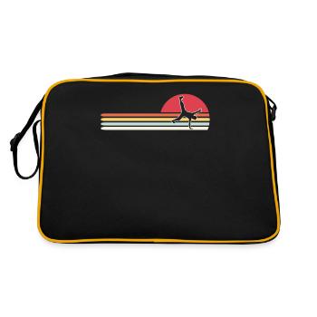 Breakdancer B-Boy retro - Retro Bag - black/gold - Back