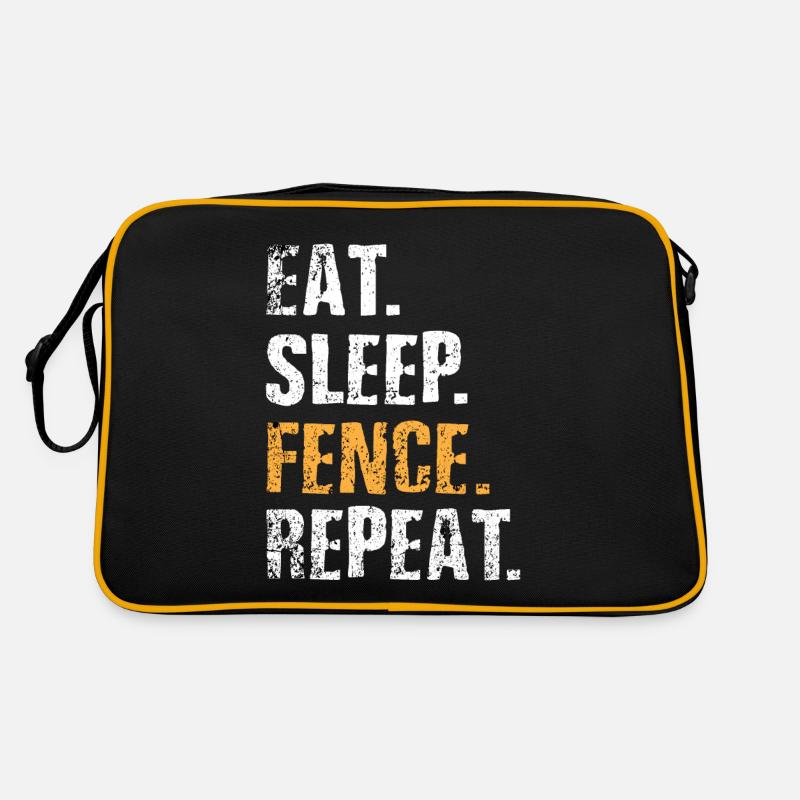 Escrime - Sac Retro - noir/or