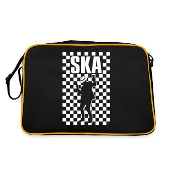 Cool Ska Music Reggae Tea - Sac Retro - noir/or - Dos