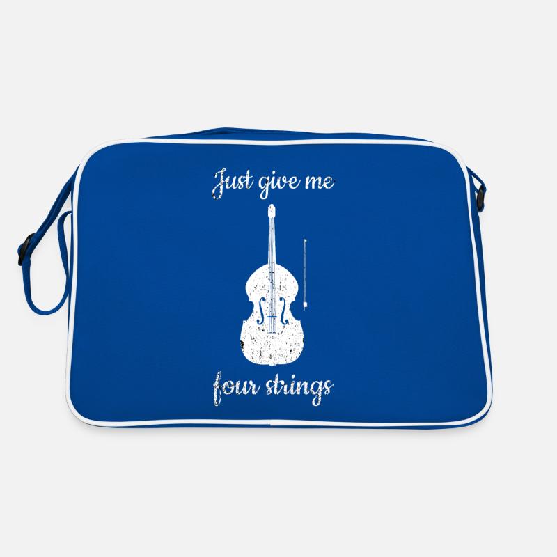 Kontrabass Retro Tasche