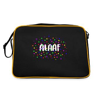 CARNIVAL FASCHING FESTNIGHT KÖLLE ALAAF KONFETTI - Retro Bag - black/gold - Back