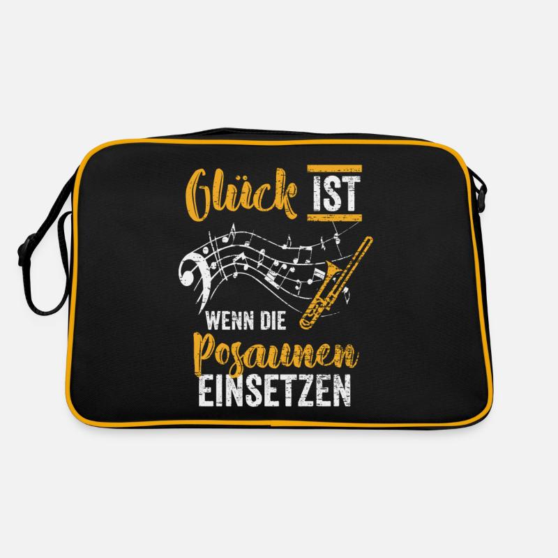 Posaune Musikinstrument Retro Tasche