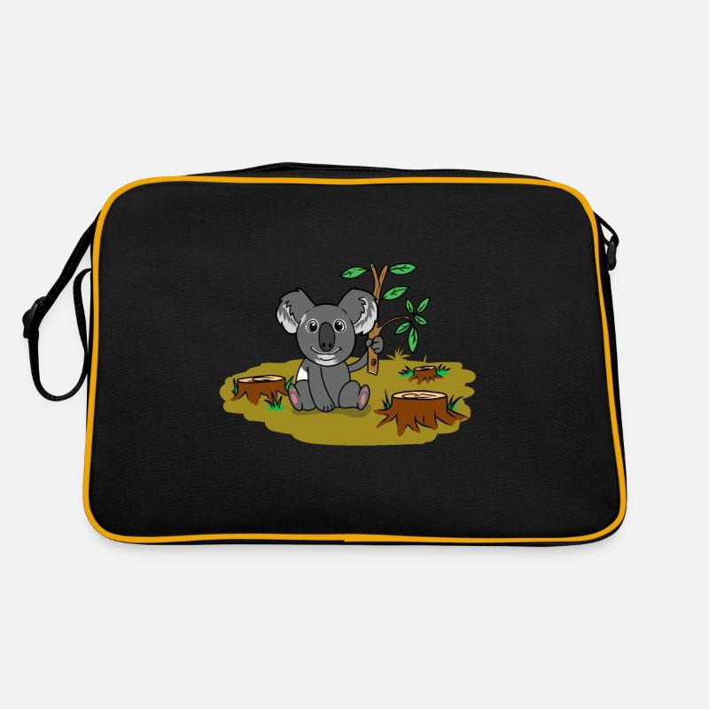 Koala Bear Australia Animal Welfare Nature Conservation Climate Retro Bag