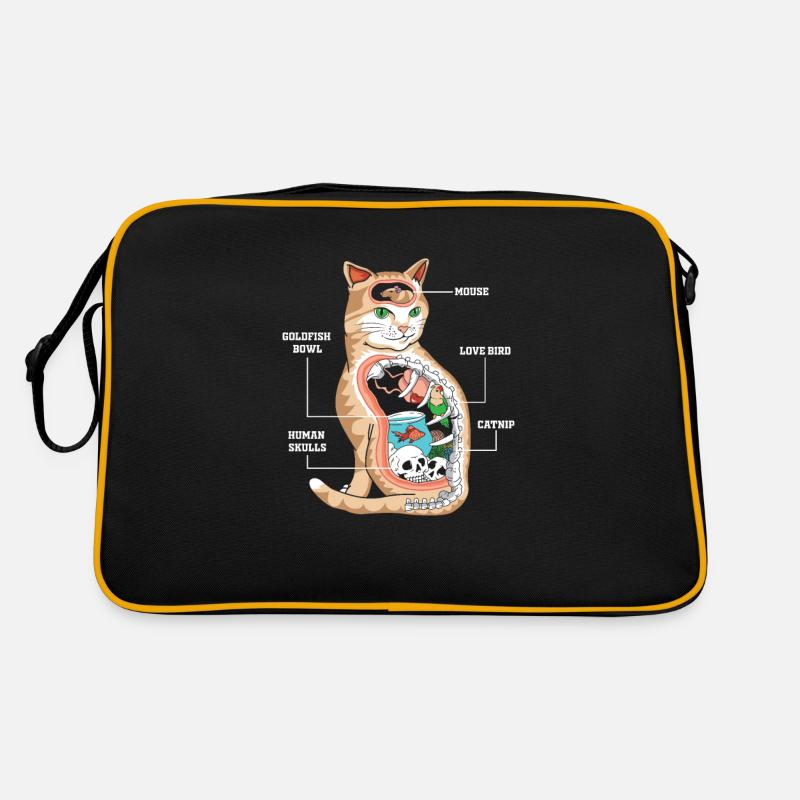 Anatomie Katze Tierarzt Retro Tasche