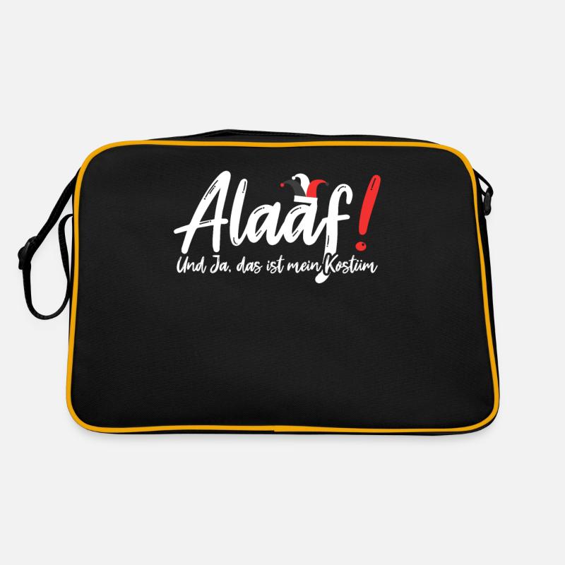 Alaaf Karneval Köln Kostüm Retro Tasche