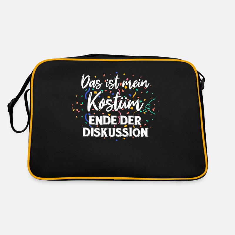 Karneval Fasching Retro Tasche