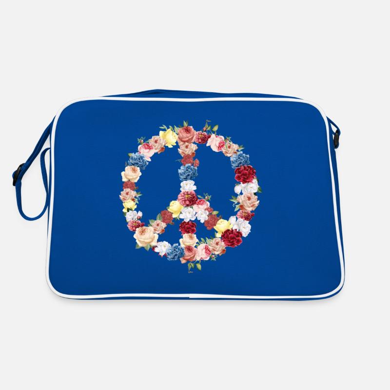 Peacezeichen Retro Tasche